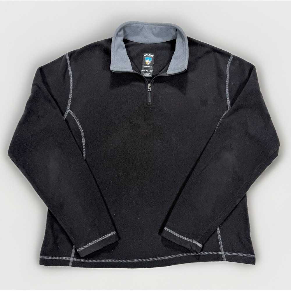 Kuhl Microchamois Fleece Pullover Men's XL 1/4 Zip Hiking Outdoors Gorpcore